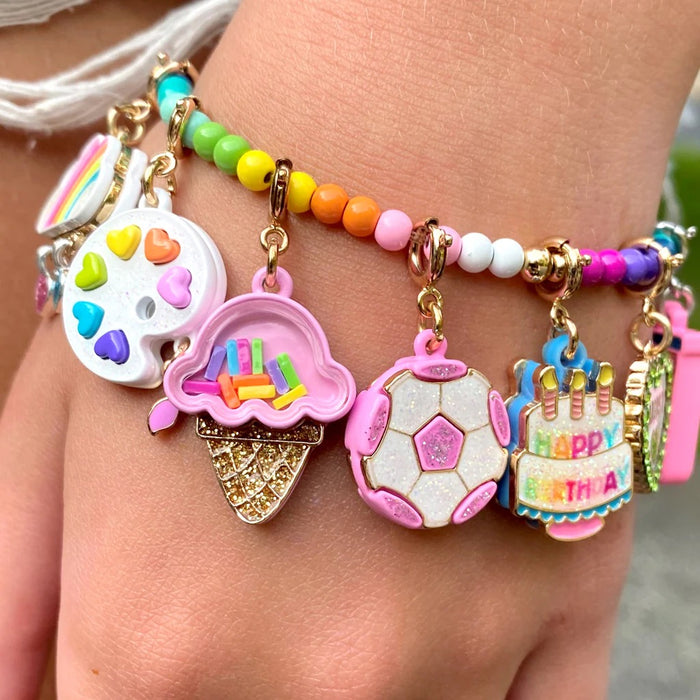 CHARM IT! Gold Birthday Cake Charm