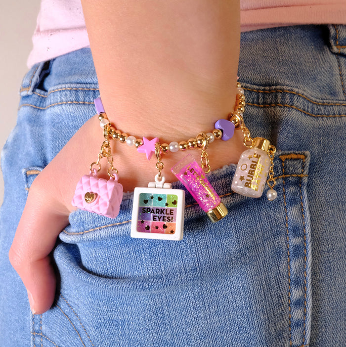 CHARM IT! Gold Glitter Lip Gloss Charm