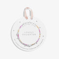 Children's Happy Little Moments | 'Lovely Daughter' | Silver Plated | Bracelet | 6 1/8" Stretch