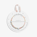 Children's Happy Little Moments | 'Lovely Granddaughter' | Silver Plated | Bracelet | 6 1/8" Stretch