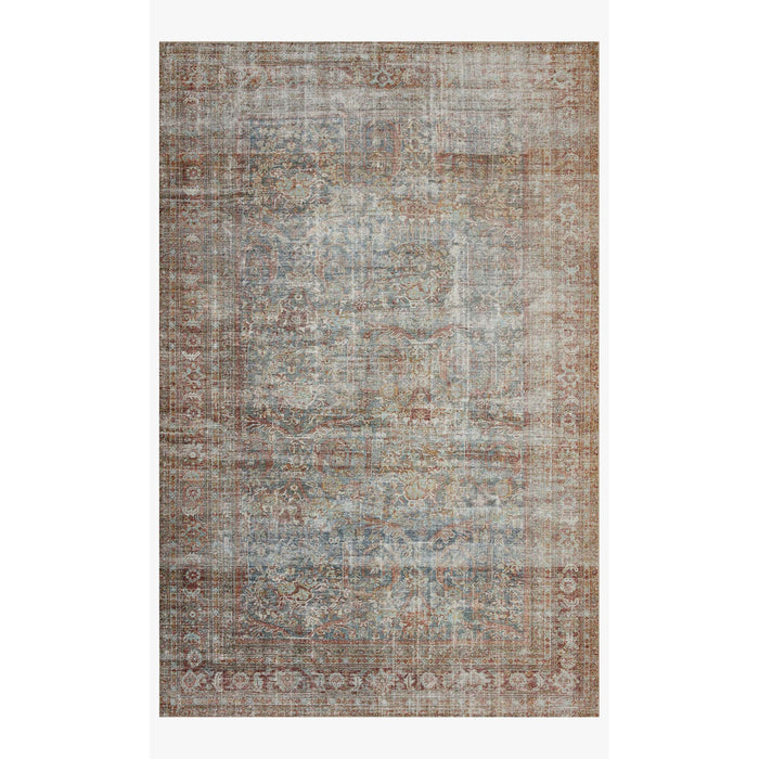 Chris Loves Julia Jules Lagoon/Brick Rug - Chapin Furniture