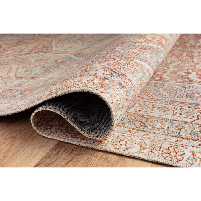 Chris Loves Julia Jules Tangerine/Mist Rug - Chapin Furniture