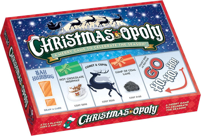 Christmas-Opoly Holiday Strategy Board Game | Late for the Sky