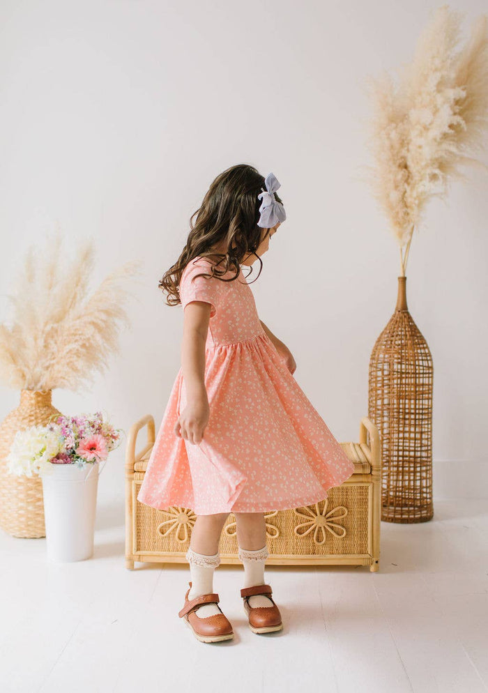 Classic Twirl Dress in Painted Petal