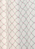 Climbing Roses printed cotton Fabric - Lavender