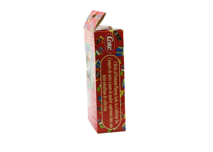 Coca Cola-Santa-2 decks of Premium Cards Collector Tin