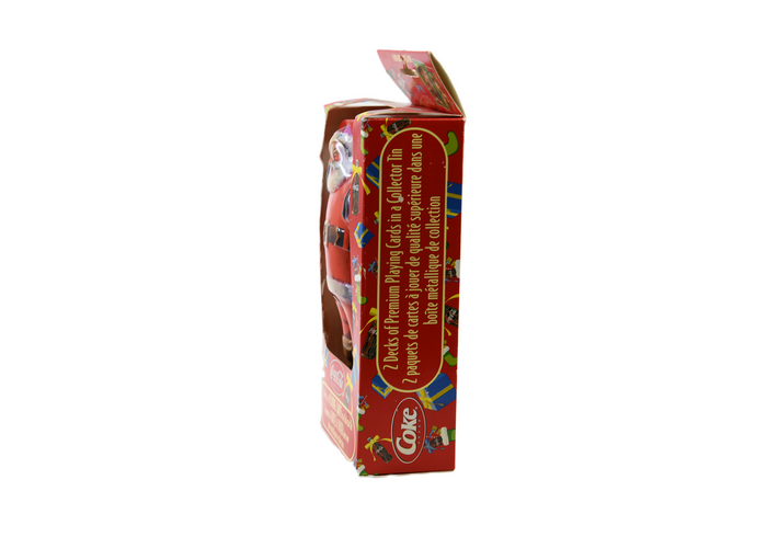 Coca Cola-Santa-2 decks of Premium Cards Collector Tin