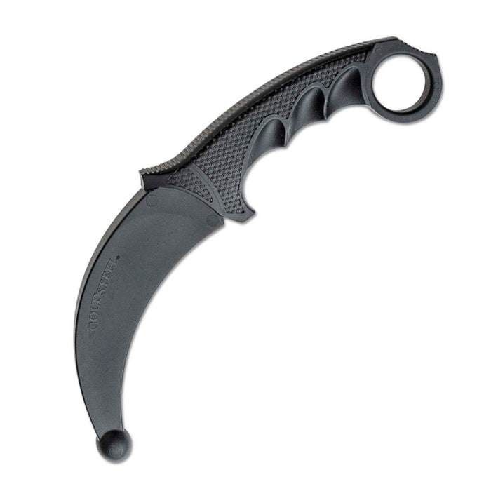 Cold Steel Karambit Fixed Blade Training Knife 4" Tanto Santoprene Black