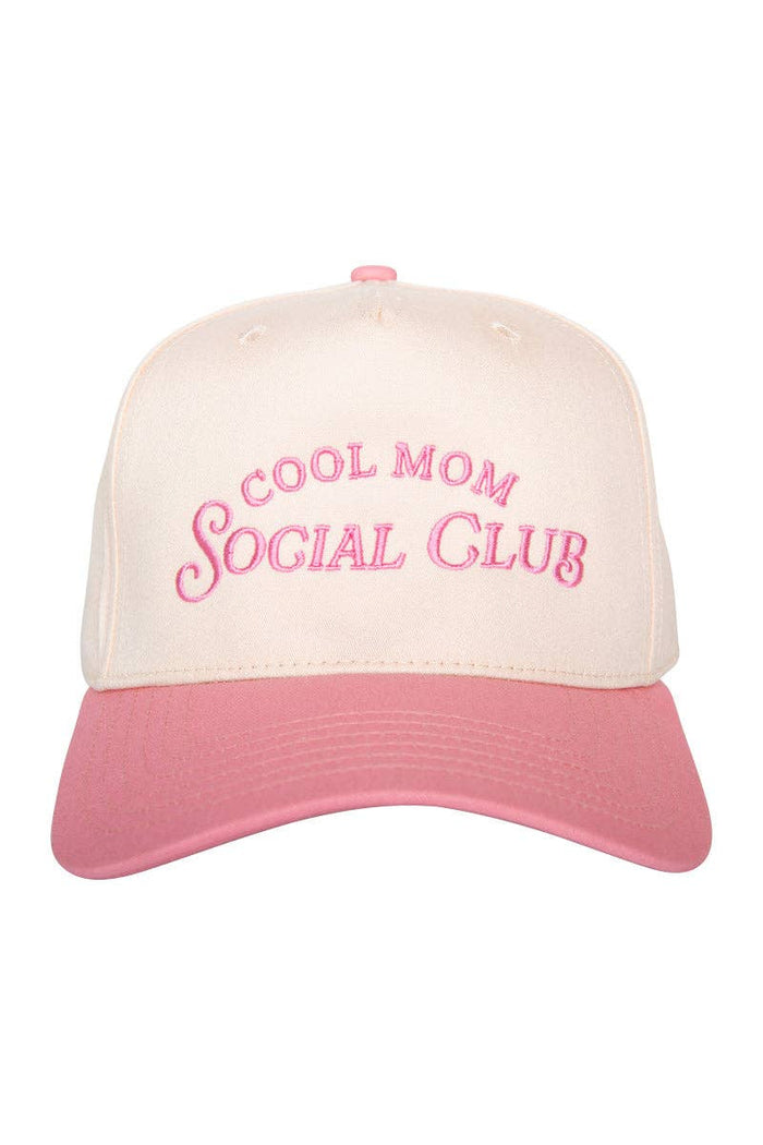 Cool Mom Social Club Retro Two-Toned Hat For Mother's Day