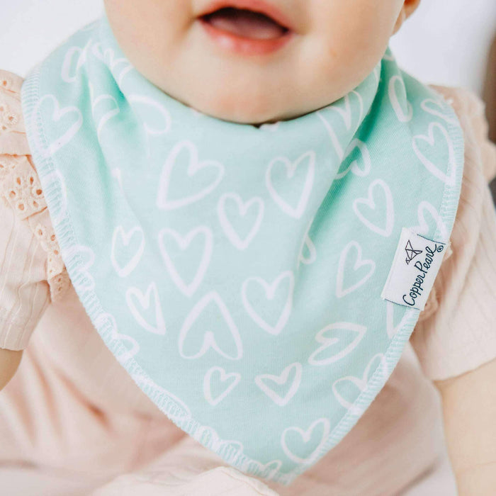 Copper Pearl Baby Bandana Bibs | Cheery
