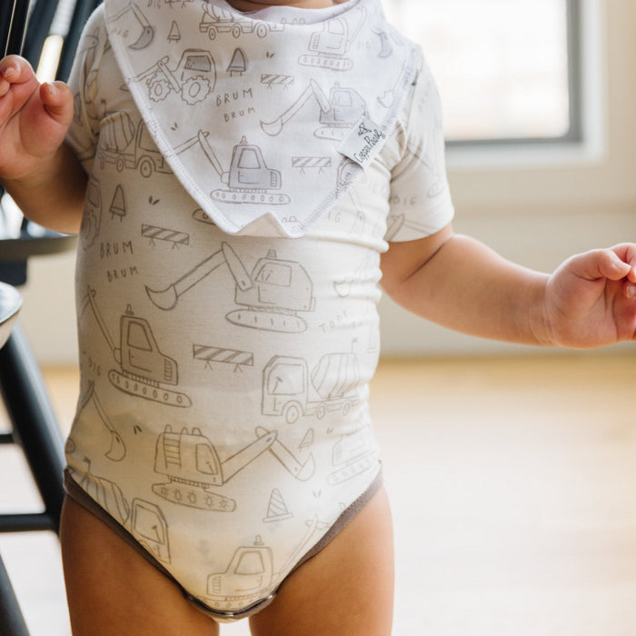 Copper Pearl Baby Bandana Bibs | Gage