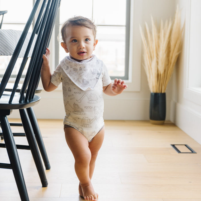 Copper Pearl Baby Bandana Bibs | Gage