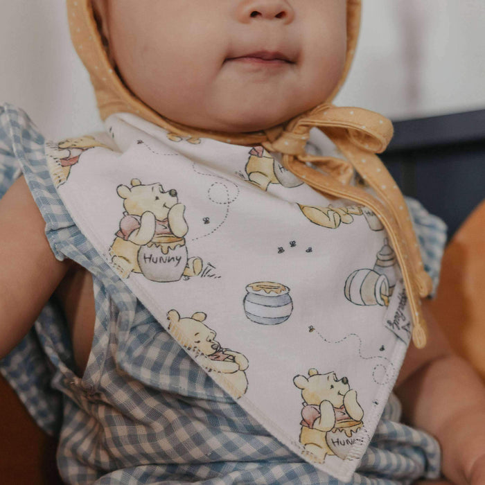 Copper Pearl Baby Bandana Bibs | Hundred Acre Wood