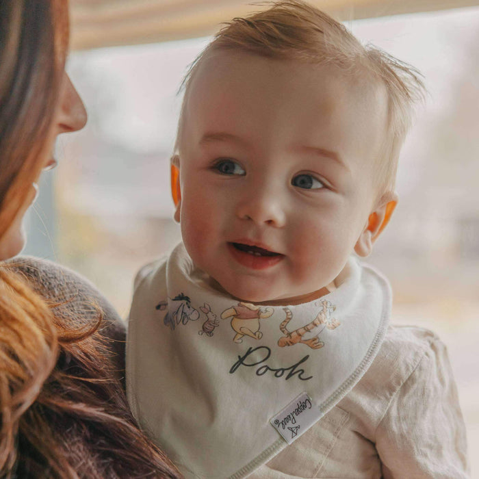 Copper Pearl Baby Bandana Bibs | Hundred Acre Wood