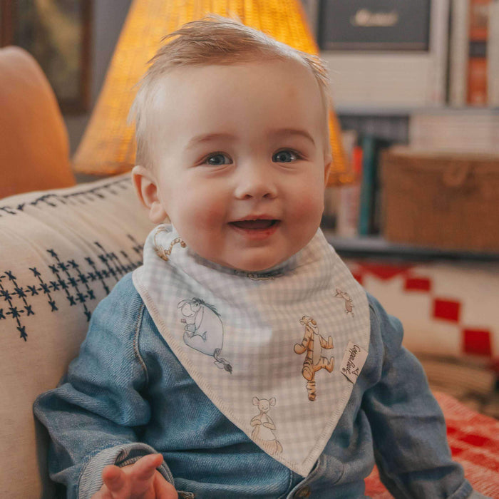 Copper Pearl Baby Bandana Bibs | Hundred Acre Wood