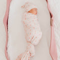 Copper Pearl Knit Swaddle Blanket | Cheery
