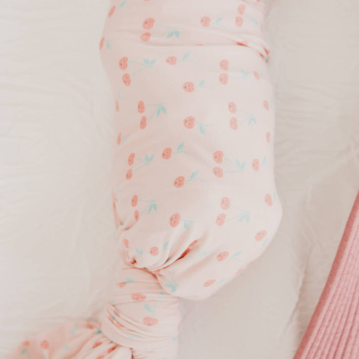 Copper Pearl Knit Swaddle Blanket | Cheery