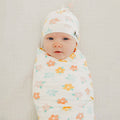 Copper Pearl Knit Swaddle Blanket | Daisy