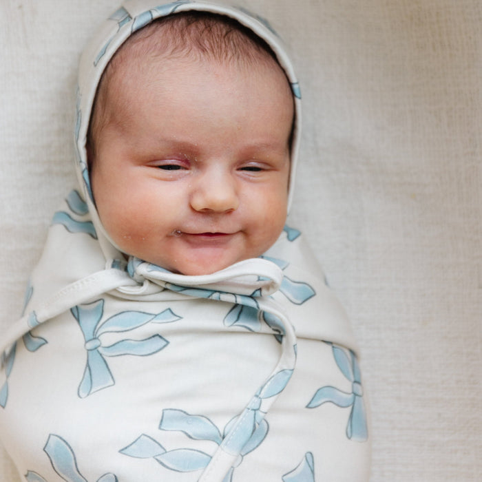 Copper Pearl Knit Swaddle Blanket | Daphne