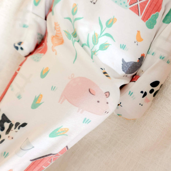 Copper Pearl Newborn Knotted Gown | Farmstead
