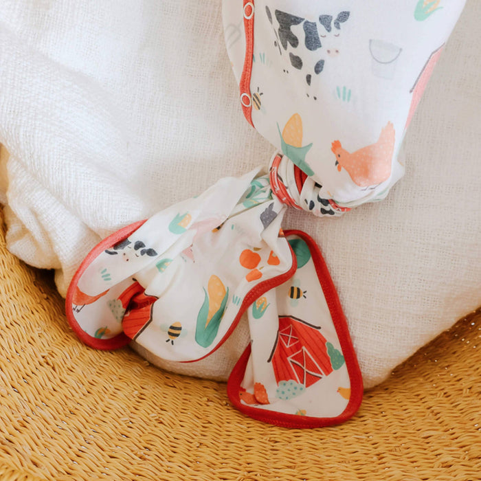 Copper Pearl Newborn Knotted Gown | Farmstead