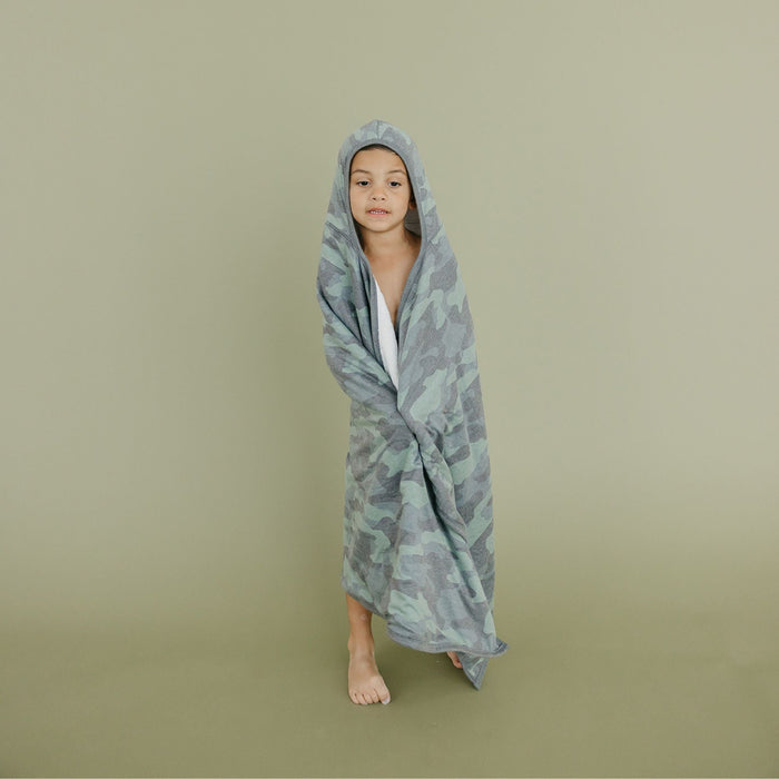 Copper Pearl Premium Big Kid Knit Hooded Towel | Hunter