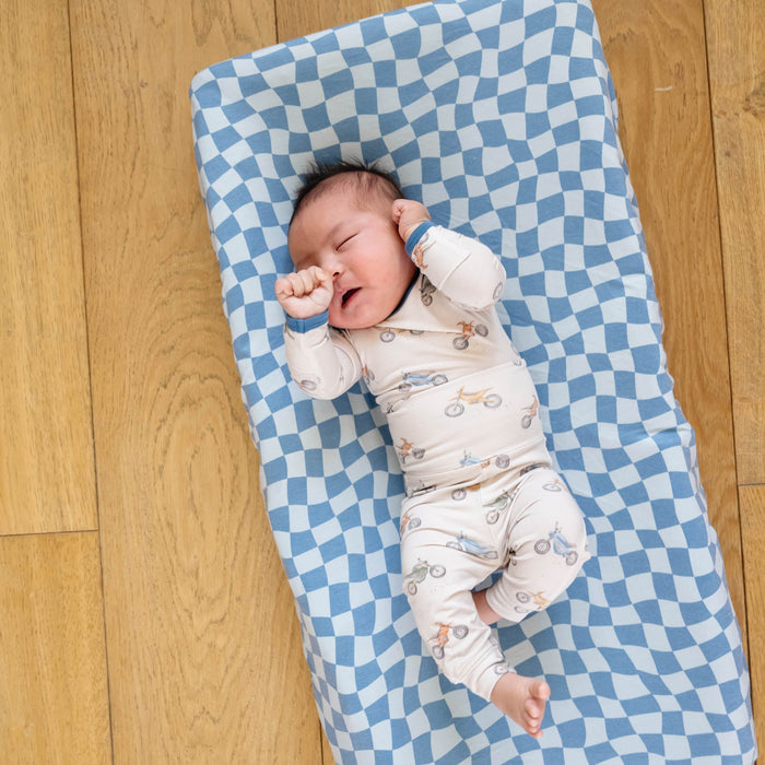 Copper Pearl Premium Knit Diaper Changing Pad Cover | Miles