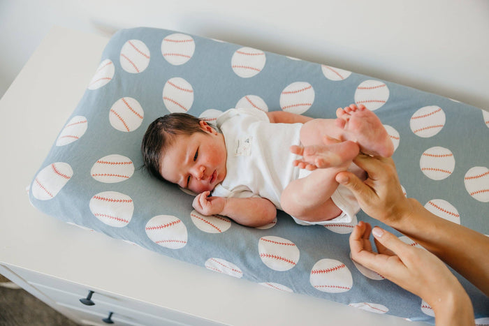 Copper Pearl Premium Knit Diaper Changing Pad Cover | Slugger
