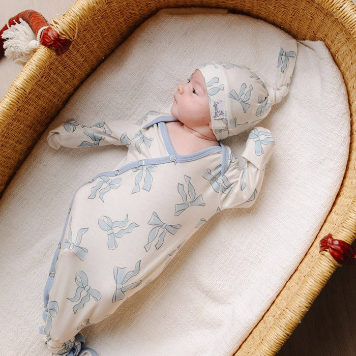 Copper Pearl Top Knot Hat | Daphne