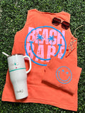 Coral Melon Tank Top {BEACH BABE} Front/Back Tank Top