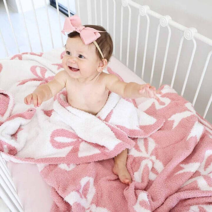 CuddleLane™ Luxe Blankets | Bows