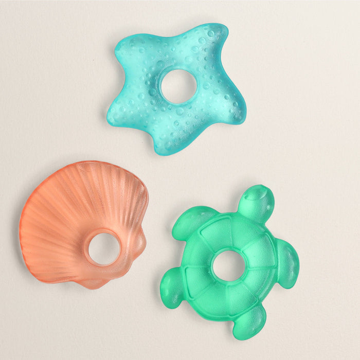 Cutie Coolers™ Water Filled Teethers (3-pack): Silly Foods