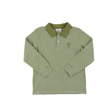 Cypress Row Toile And Stripe Boys Porter Polo