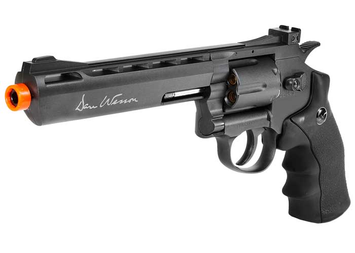 Dan Wesson 6" CO2 Airsoft Revolver, Grey by Dan Wesson
