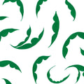 Dancing Leaves I Emerald