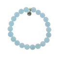 Defining Bracelet- Mystic Bracelet with Blue Aquamarine Gemstones