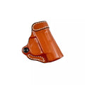 DeSantis Criss Cross Cross Draw Holster Right Hand Sig P238, Kimber Micro Carry 380 Cowhide Leather Tan