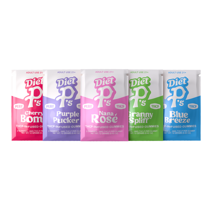 Diet Pushin P's - 30 Pack Gummy tower - 5mg