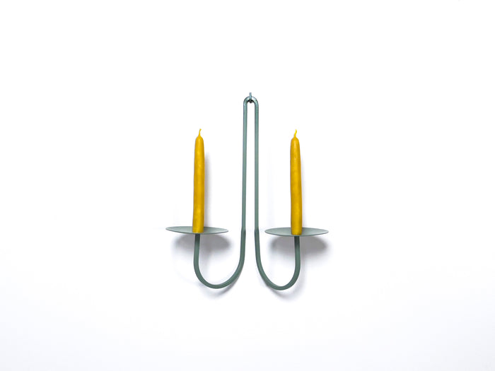 Double Armed Sage Candle Holders