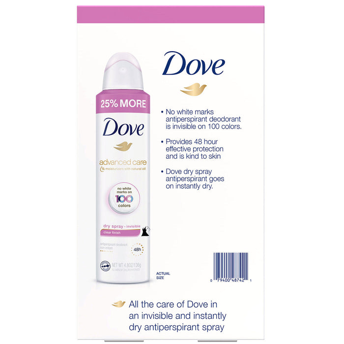 Dove Women's Invisible Dry Spray Antiperspirant Deodorant (4.8 oz., 3 pk.)