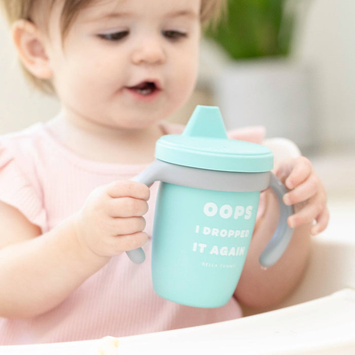 Dropped it Again Happy Sippy Cup: Blue