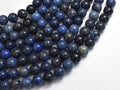 Dumortierite Beads, 8mm Round Beads-BeadBasic