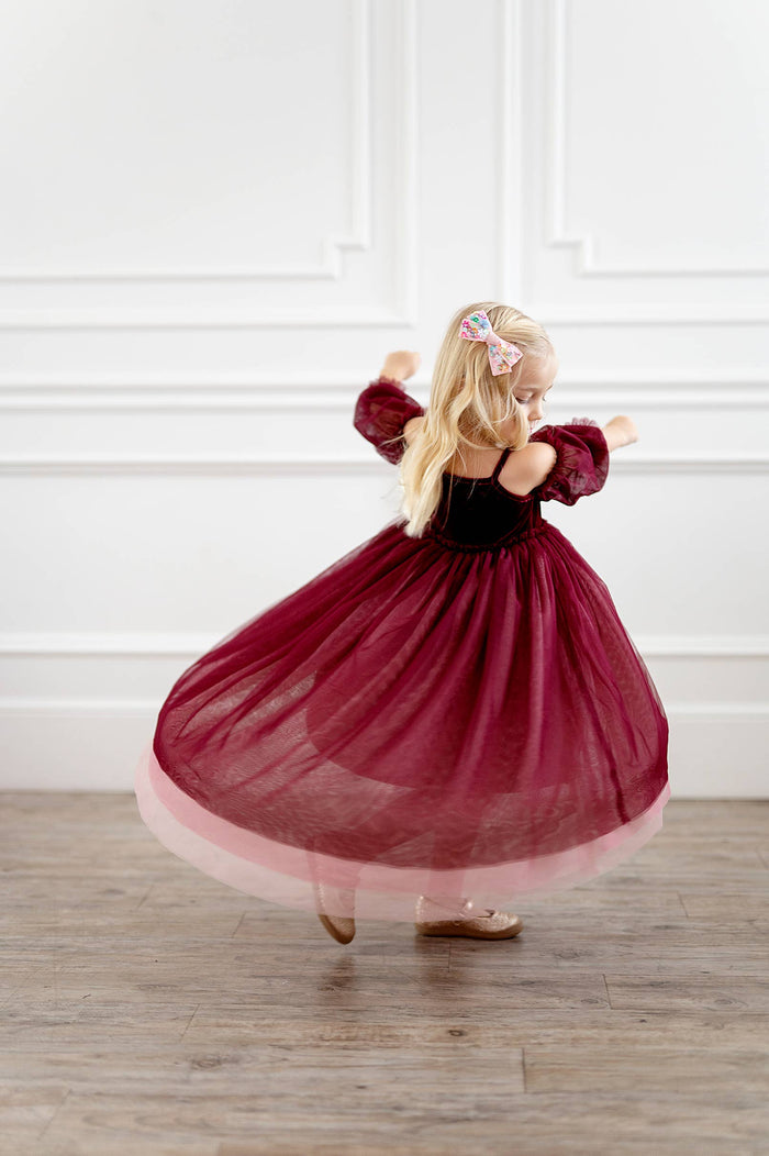 Everly Dress in Plum Ombre| Special Occasion