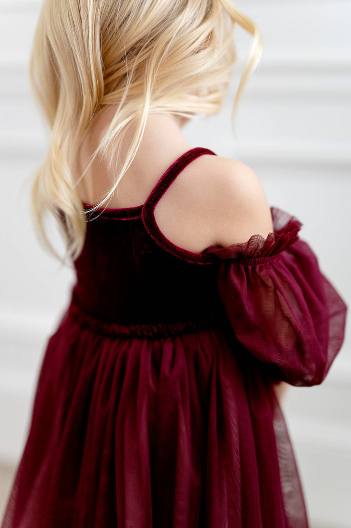 Everly Dress in Plum Ombre| Special Occasion