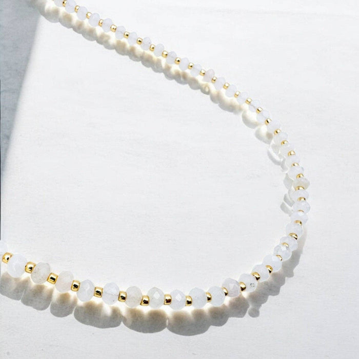 Faceted Stone Necklace