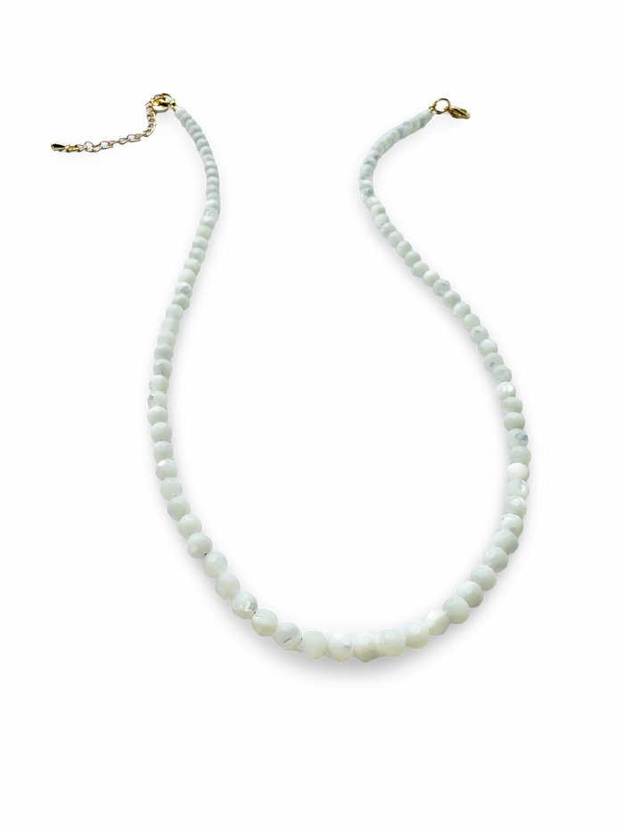 Faceted Stone Necklace
