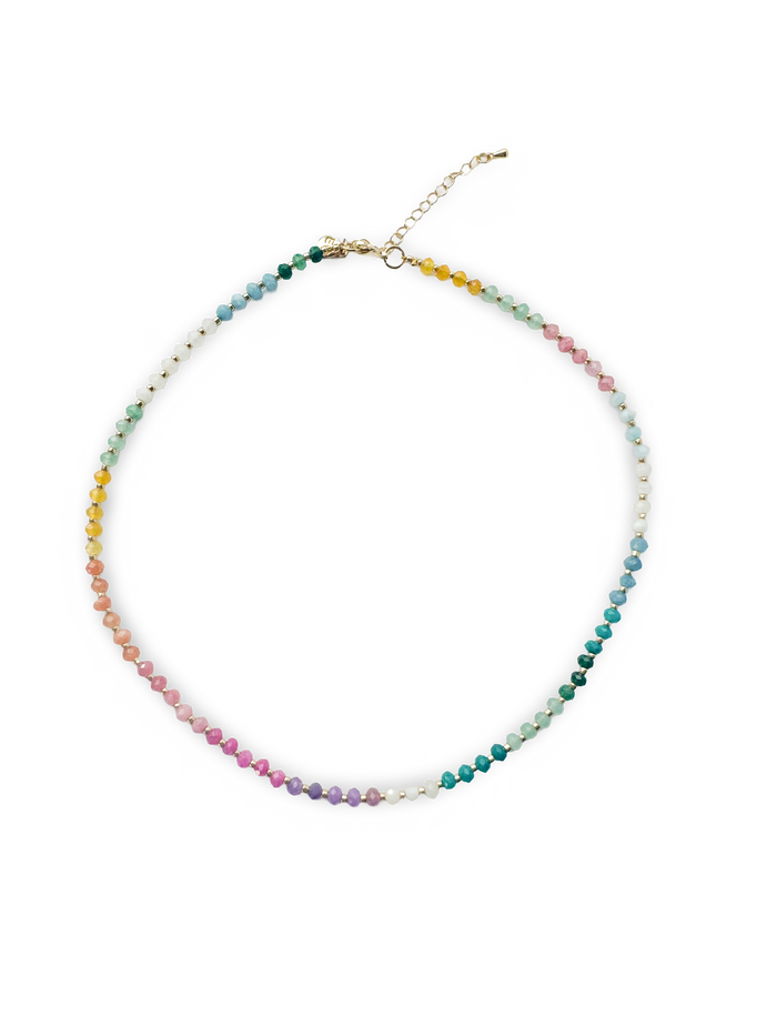 Faceted Stone Necklace