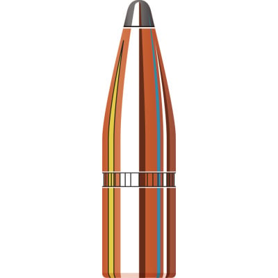 Factory Seconds .224 Diameter 45 Grain Pointed Soft Point 100 Count Bullets (22 Hornet)