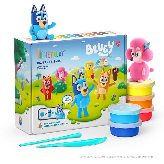 Fat Brain Toys Hey Clay Bluey and Friends