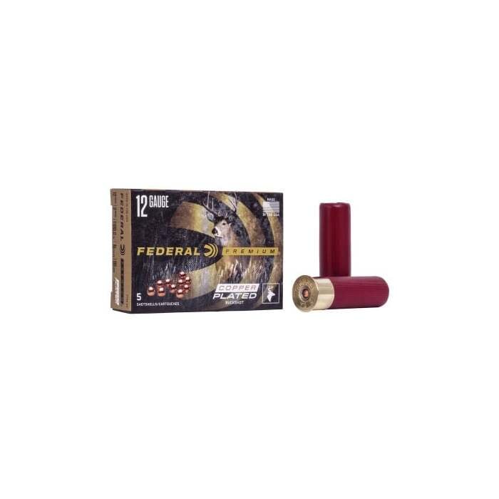 Federal Ammunition 12 Gauge 3" #00 Buck 5 Count